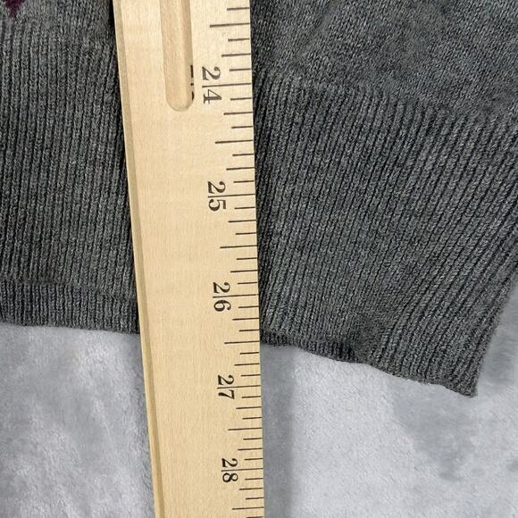 Cedarwood State Cardigan Mens Extra Large Gray Argyle Button Front Grandpa Work - Picture 3 of 5